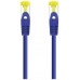 CABLE DE RED LATIGUILLO RJ45 SFTP CAT6A AWG26 0.25 M AZUL NANOCABLE (Espera 4 dias)