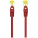 CABLE DE RED LATIGUILLO RJ45 SFTP CAT6A AWG26 1 M ROJO NANOCABLE (Espera 4 dias)