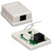 ROSETA DE SUPERFICIE PARA RJ45 CAT.6 UTP 1 TOMA