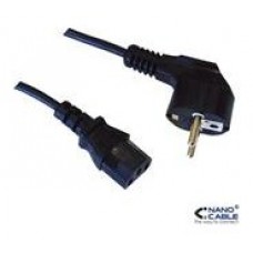 CEE7/C13, AWG 18, 1500W, 5m, Negro