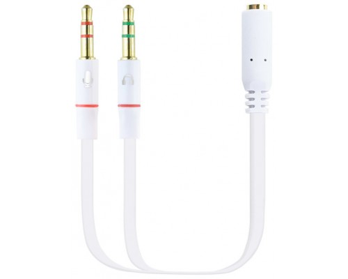 ADAPTADOR AUDIO JACK 3.5H 4 PIN-2XJACK 3.5M 3 PIN