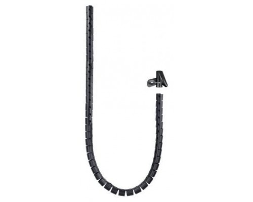 Nanocable Organizador cables flex. 25mm 3 M Negro