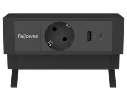 REGLETA SOBREMESA 1 TOMA + USB A/C BLANCO FELLOWES 100137173 (Espera 4 dias)