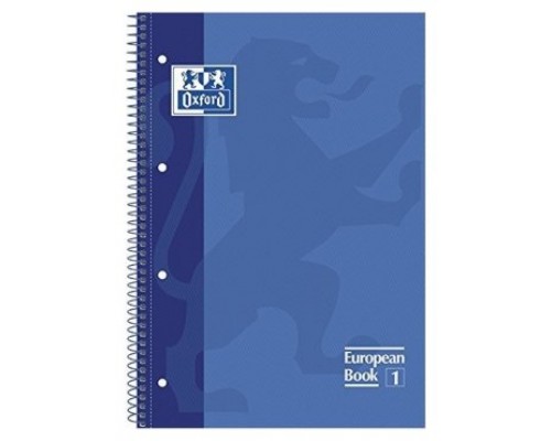 CUADERNO EUROPEANBOOK 1 TAPA EXTRADURA A4+ 80 HOJAS 5X5 COLOR AZUL OSCURO OXFORD 100430197 (MIN5) (Espera 4 dias)