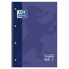 Oxford Europeanbook 1 cuaderno y block A4 80 hojas Púrpura (MIN5) (Espera 4 dias)