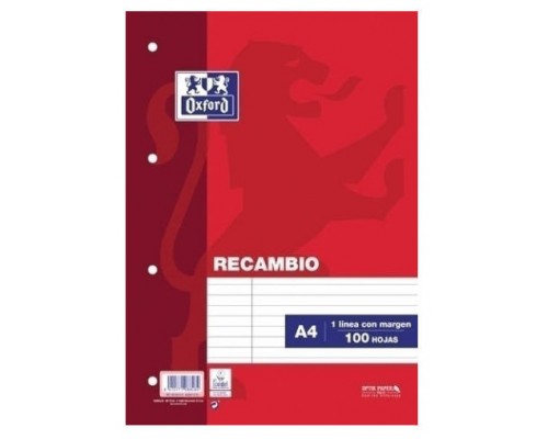Oxford 121050994 papel de cuaderno 210 x 297 mm (A4) 100 hojas (Espera 4 dias)-1051 Oxford 121050994 papel de cuaderno 210 x 297 mm (A4) 100 hojas (Espera 4 dias)