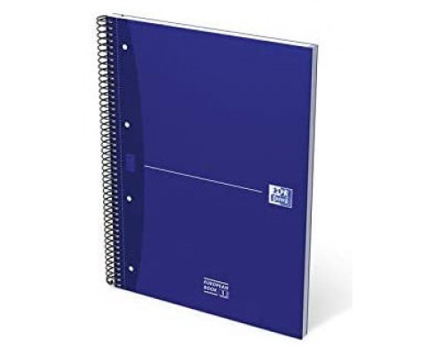 CUADERNO EUROPEANBOOK 1 TAPA EXTRADURA A4+ 80 HOJAS 5X5 COLOR AZUL ESSENTIALS OXFORD 100430421 (MIN5) (Espera 4 dias)