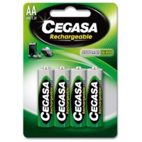 CEGASA PILA RECARGABLE HR6 2100 mAh 1  2V BL.4 UDS