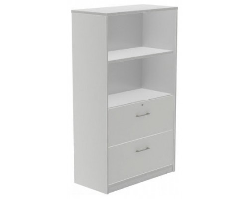 ARMARIO MEDIO CARPETERO156X90X45 ESTRUCTURA ALUMINIO/FRONTALES GRIS ROCADA 1056AN02V24 (Espera 4 dias)