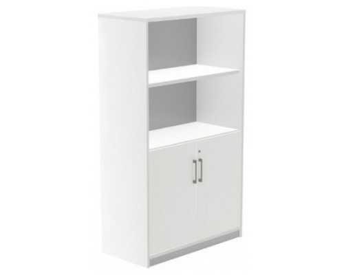 ARMARIO MEDIO CON PUERTAS BAJAS 156X90X45 ESTRUCTURA BLANCA/PUERTAS BLANCO ROCADA 1057AW04V24 (Espera 4 dias)