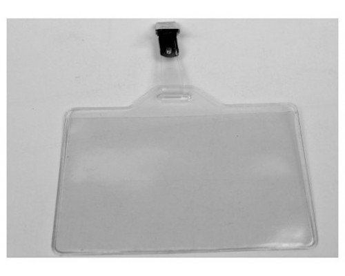 CAJA 100 FUNDAS IDENTIFICACION PVC APAISADO 70x106MM CON PINZA IBERPLAS 1075P100 (Espera 4 dias)