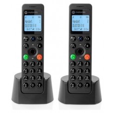 MOTOROLA DOT202 teléfono DECT DUO Negro