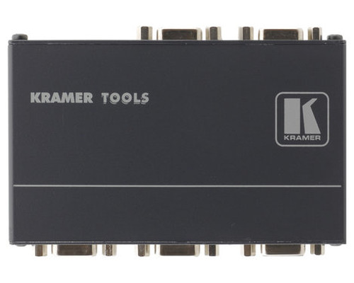 KRAMER DISTRIBUIDOR AMPLIFICADOR DE GRAFICOS DE VIDEO POR ORDENADOR 1:4 CON PROCESADO DE SINCRONISMOS KR-ISP&reg;. COMPATIBLE HDTV (VP-400K) (Espera 4 dias)