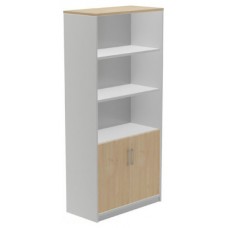 ARMARIO ALTO CON PUERTAS BAJAS 195x90x45 ESTRUCTURA ALUMINIO/PUERTAS ROBLE ROCADA 1103AB08V24 (Espera 4 dias)