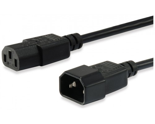 CABLE ALARGO ALIMENTACION IEC MACHO - HEMBRA EQUIP 3M