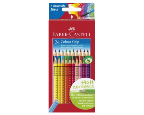 ESTUCHE 24 LAPICES COLOR GRIP FABER CASTELL 112424 (Espera 4 dias)