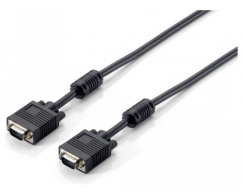 CABLE SVGA EQUIP 3COAX MACHO - MACHO 1.8M CON FERRITA