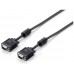 CABLE SVGA EQUIP 3COAX MACHO - MACHO 1.8M CON FERRITA