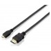 CABLE HDMI EQUIP HDMI 1.4 HIGH SPEED A MICRO HDMI 2