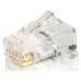 KIT 100 CONECTORES RJ45  EQUIP CATEGORIA 5e  121140