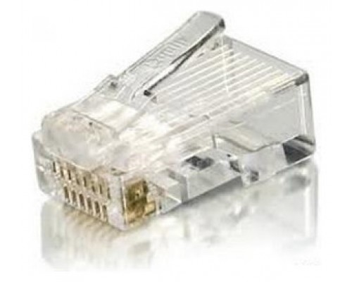 KIT 100 CONECTORES RJ45 EQUIP CATEGORIA 6 CON GUIA