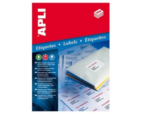 ETIQUETAS APLI A4 70X37MM