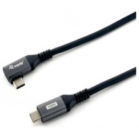 CABLE USB-C MACHO - USB-C MACHO ACODADO