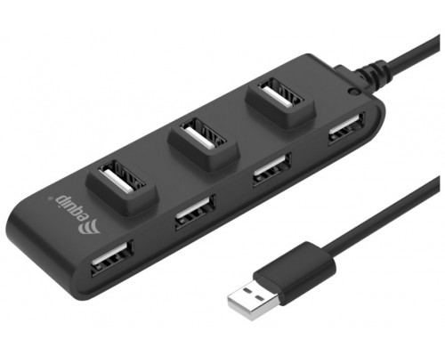 HUB USB 2.0 EQUIP LIFE A 7xUSB-A 2.0