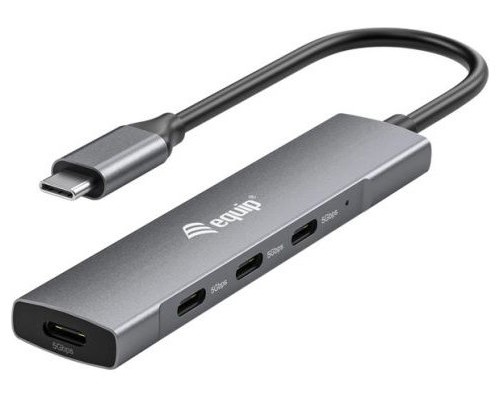 HUB USB-C EQUIP LIFE USB3.2 Gen1 4 PUERTOS USB-C
