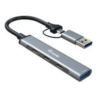 HUB USB-C EQUIP 128969 A 1xUSB-A 3xUSB-C ADAPTADOR-1601 HUB USB-C EQUIP 128969 A 1xUSB-A 3xUSB-C ADAPTADOR