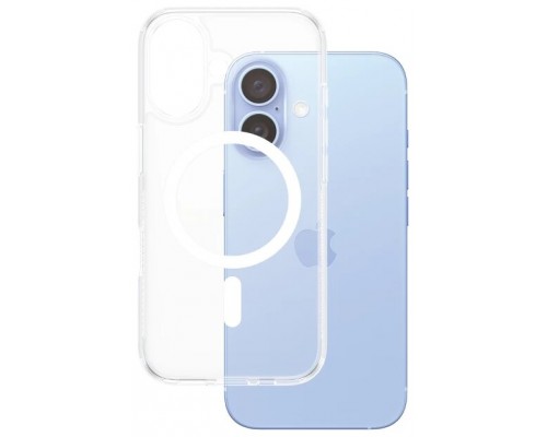 PanzerGlass Case con White MagSafe iPhone 16