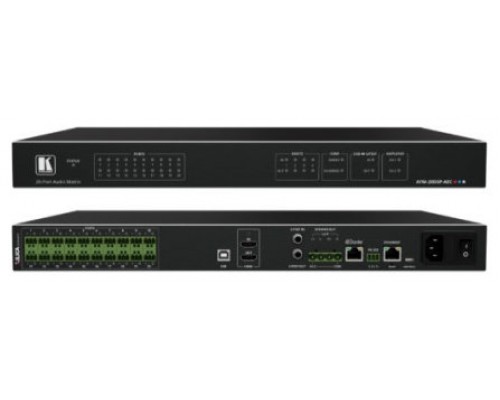 KRAMER AVSM MATRIZ DE AUDIO DE 20 PUERTOS CON DSP Y ENTRADAS Y SALIDAS INTERCAMBIABLES, CON CANCELAC&Iacute;ON DE ECO - AFM-20DSP-AEC (13-80451330) (Espera 4 dias)