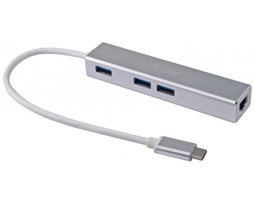 ADAPTADOR USB-C EQUIP 133481 A 3xUSB-A 3.0 1x1Gb RJ45