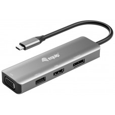EQUIP ADAPTADOR USB-C 5IN1 HDMI  DP 4K  VGA  USB 2.0 TIPO A