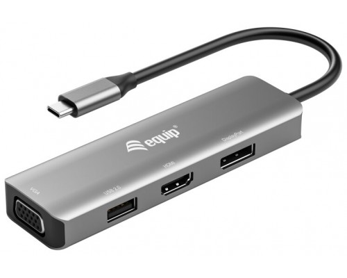 EQUIP ADAPTADOR USB-C 5IN1 HDMI  DP 4K  VGA  USB 2.0 TIPO A