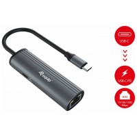 ADAPTADOR USB-C EQUIP 133486 A 1xUSB-C PD 100W 1x1Gb