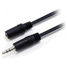 CABLE AUDIO MINI JACK 3.5MM MACHO-HEMBRA 2.5METROS