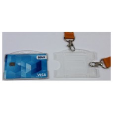 PACK 100 PORTA-TARJETAS PLASTICO RIGIDO 90X57 DOBLE POSICION IBERPLAS 147570100 (Espera 4 dias)