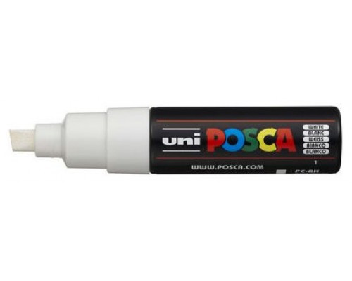 MARCADOR PC-8K POSCA PUNTA B 8MM. BLANCO UNI-BALL 300426000 (MIN6) (Espera 4 dias)