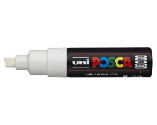 MARCADOR PC-8K POSCA PUNTA B 8MM. BLANCO UNI-BALL 300426000 (MIN6) (Espera 4 dias)