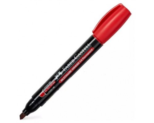 MARCADOR MULTIMARK WINNER 54-E ROJO PUNTA BISELADA Y SIN CLIP FABER CASTELL 153121 (MIN12) (Espera 4 dias)