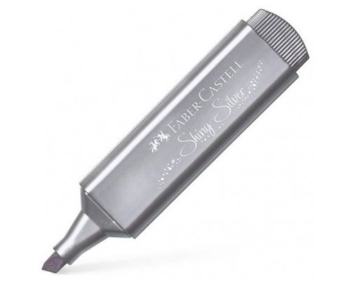 MARCADOR TEXTLINER "METÁLICO". COLOR: PLATA. FABER CASTELL 154661 (MIN10) (Espera 4 dias)