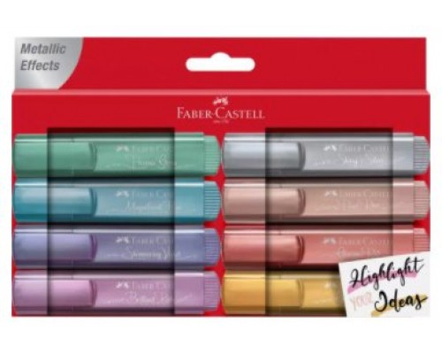 PACK 8 MARCADORES TEXTLINER 1546 FABER CASTELL 154689 (Espera 4 dias)