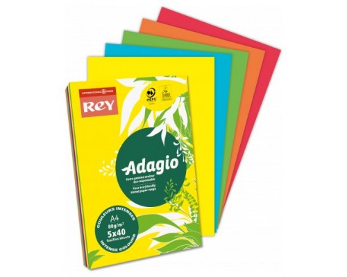PAQUETE 500H PAPEL 80GR A4 AZUL INTENSO ADAGIO 40002489 (MIN5) (Espera 4 dias)