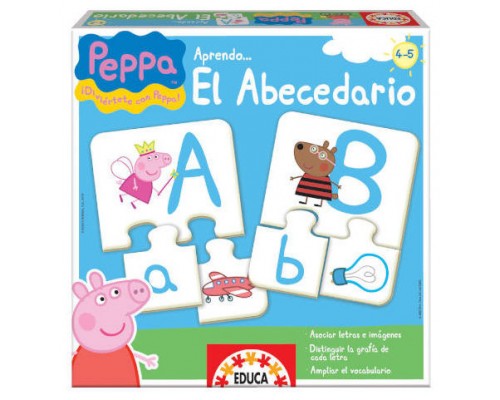 JUEGO APRENDO EL ABECEDARIO PEPPA PIG DE 4-5 AÑOS EDUCA BORRAS 15652 (Espera 4 dias)