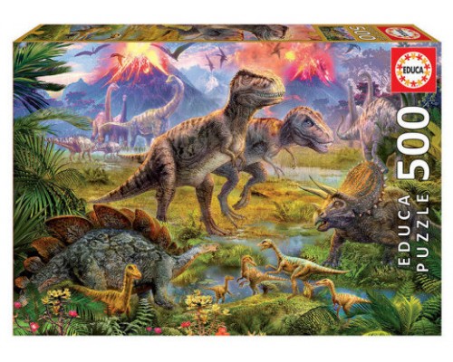 Educa Dinosaur Gathering Puzzle rompecabezas 500 pieza(s) (Espera 4 dias)