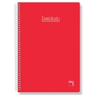 CUADERNO SERIE XTRA 60GR.TAPA CONTRACOLADA FOLIO (215X310MM.) 80 HOJAS CUADRÍCULA 4X4 COLOR ROJO PACSA 16729 (MIN5) (Espera 4 dias)