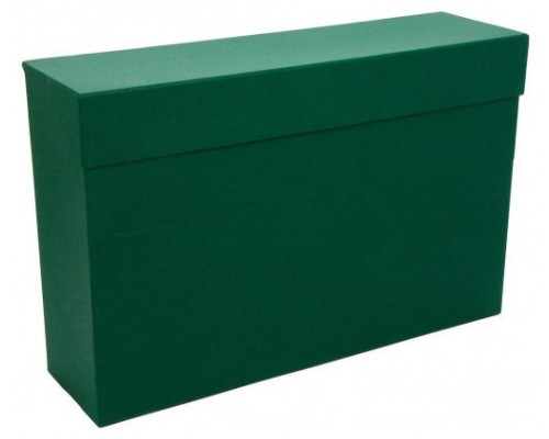 CAJA TRANSFERENCIA FOLIO CARTON FORRADO EN GELTEX (39X25,5 X11 CM) VERDE MARIOLA 1685VE (Espera 4 dias)