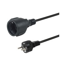 CABLE ALIMENTACION SHUKO MACHO A SCHUKO HEMBRA CEE 7/3-1605 CABLE ALIMENTACION SHUKO MACHO A SCHUKO HEMBRA CEE 7/3