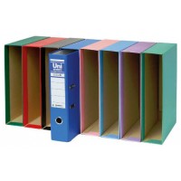 CAJA FOLIO EN COLOR AZUL UNISYSTEM COLOR 17221030 (MIN12) (Espera 4 dias)